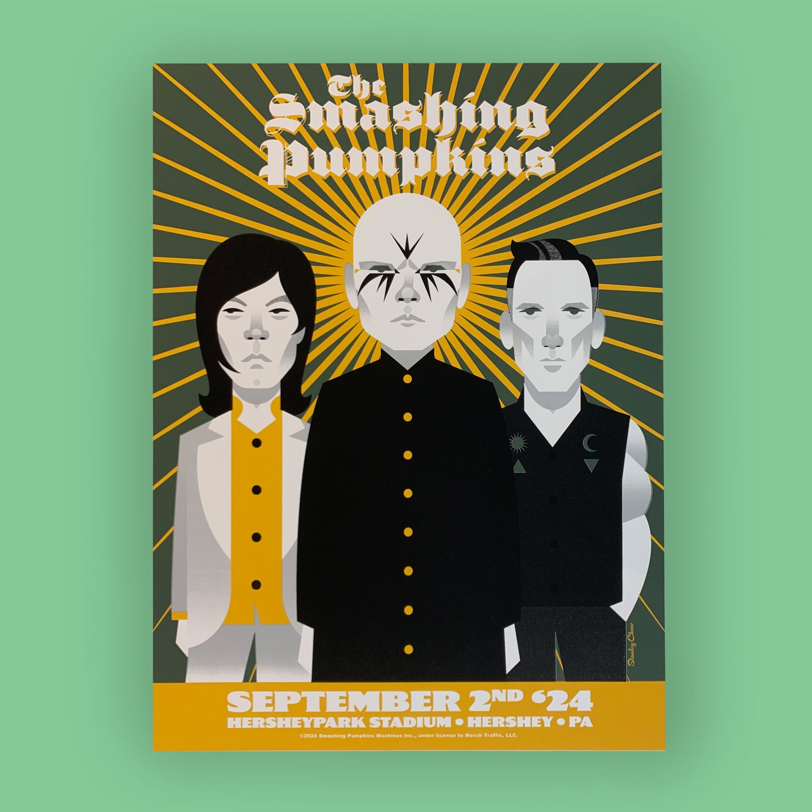 The Smashing Pumpkins - Official tour poster - Hershey, PA | The